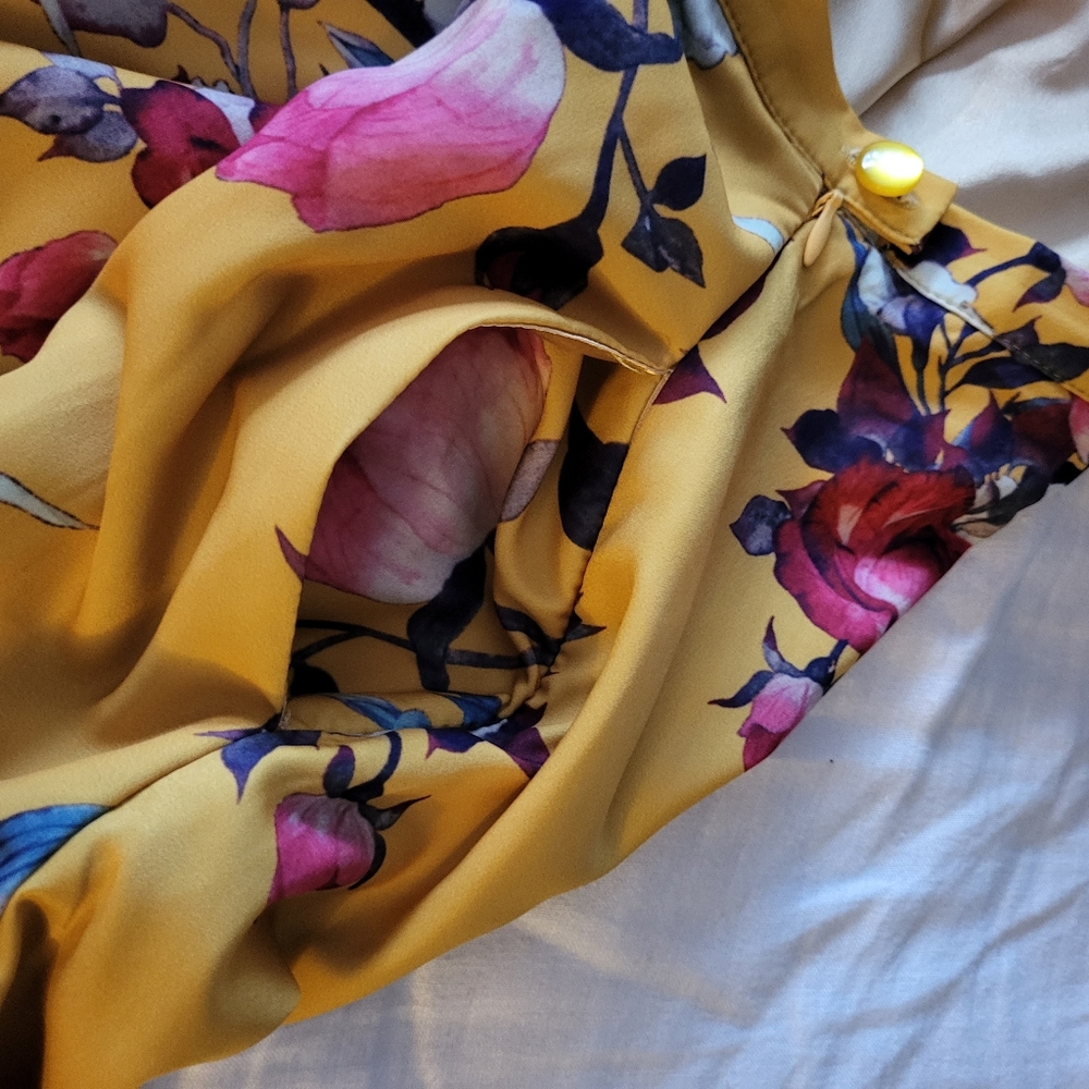 Satin Full Circle Skirt - Picture 4 of 8